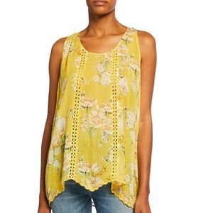 ❗️NWT❗️JOHNNY WAS “Emily” Floral Georgette Tank Top.